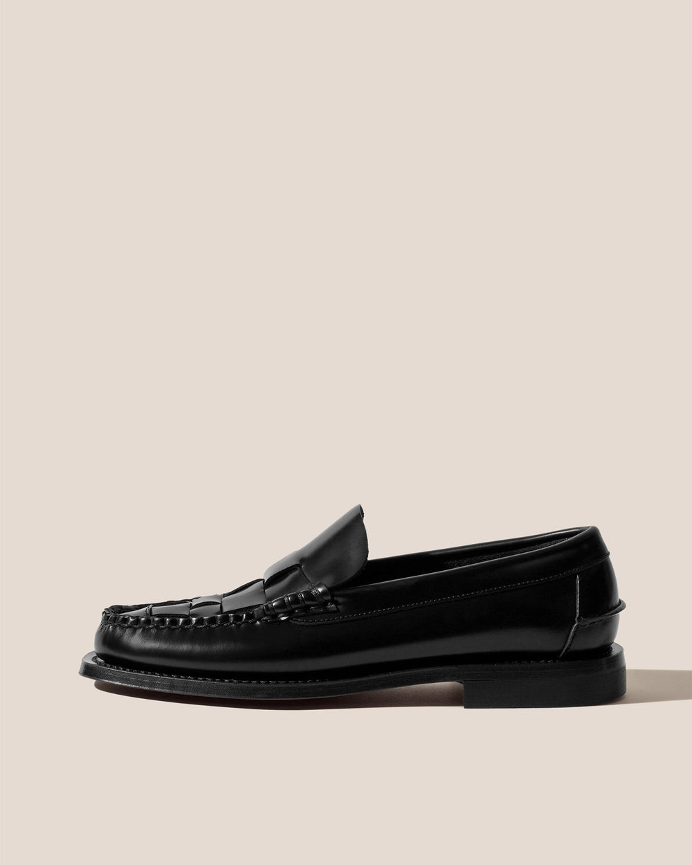 NOMBELA - Interwoven Detail Slip-On Loafer | Hereu sale