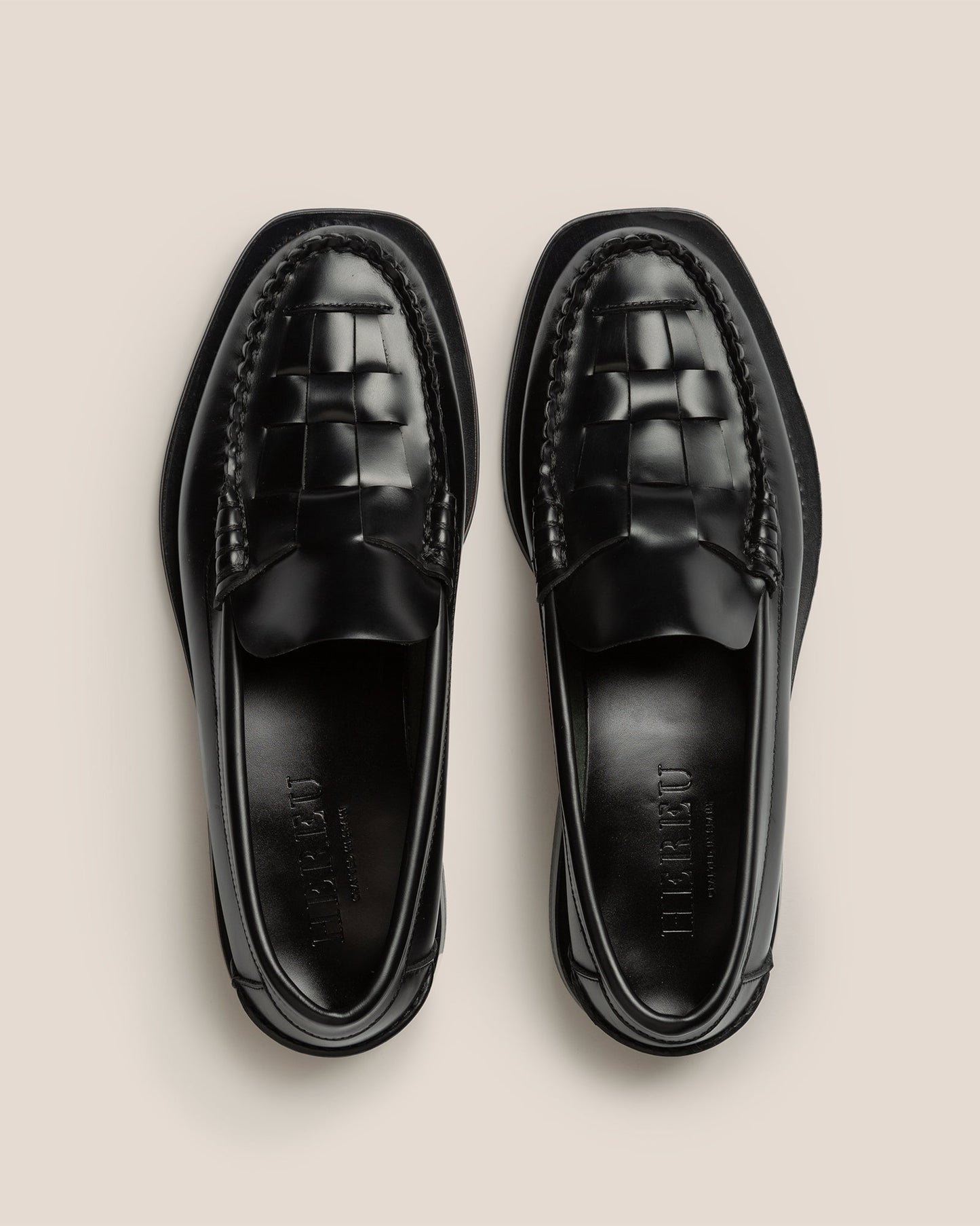 NOMBELA - Interwoven Detail Slip-On Loafer | Hereu sale
