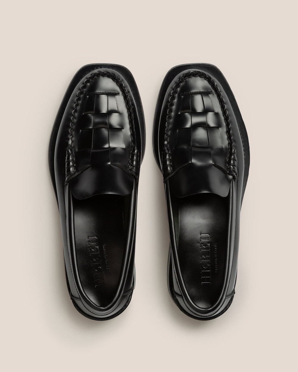 NOMBELA - Interwoven Detail Slip-On Loafer | Hereu sale