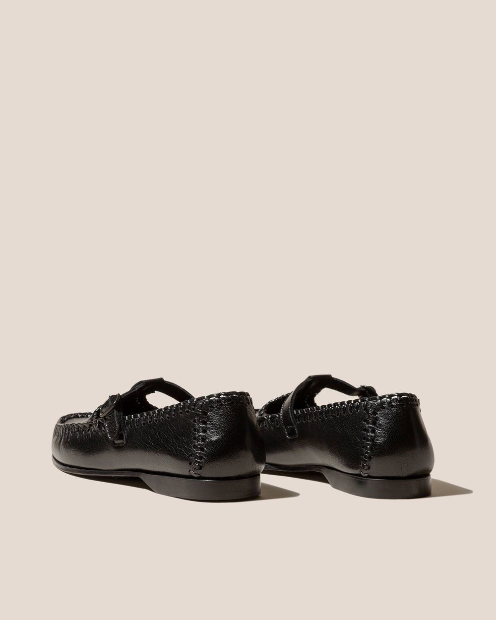 ALCOVER SUPPLE SHINY - Braided Seams T-bar Loafer | Hereu outlet