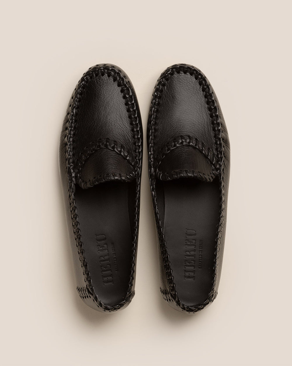 SASTRE SUPPLE SHINY - Braided Seams Slip-On Loafer | Hereu for sale