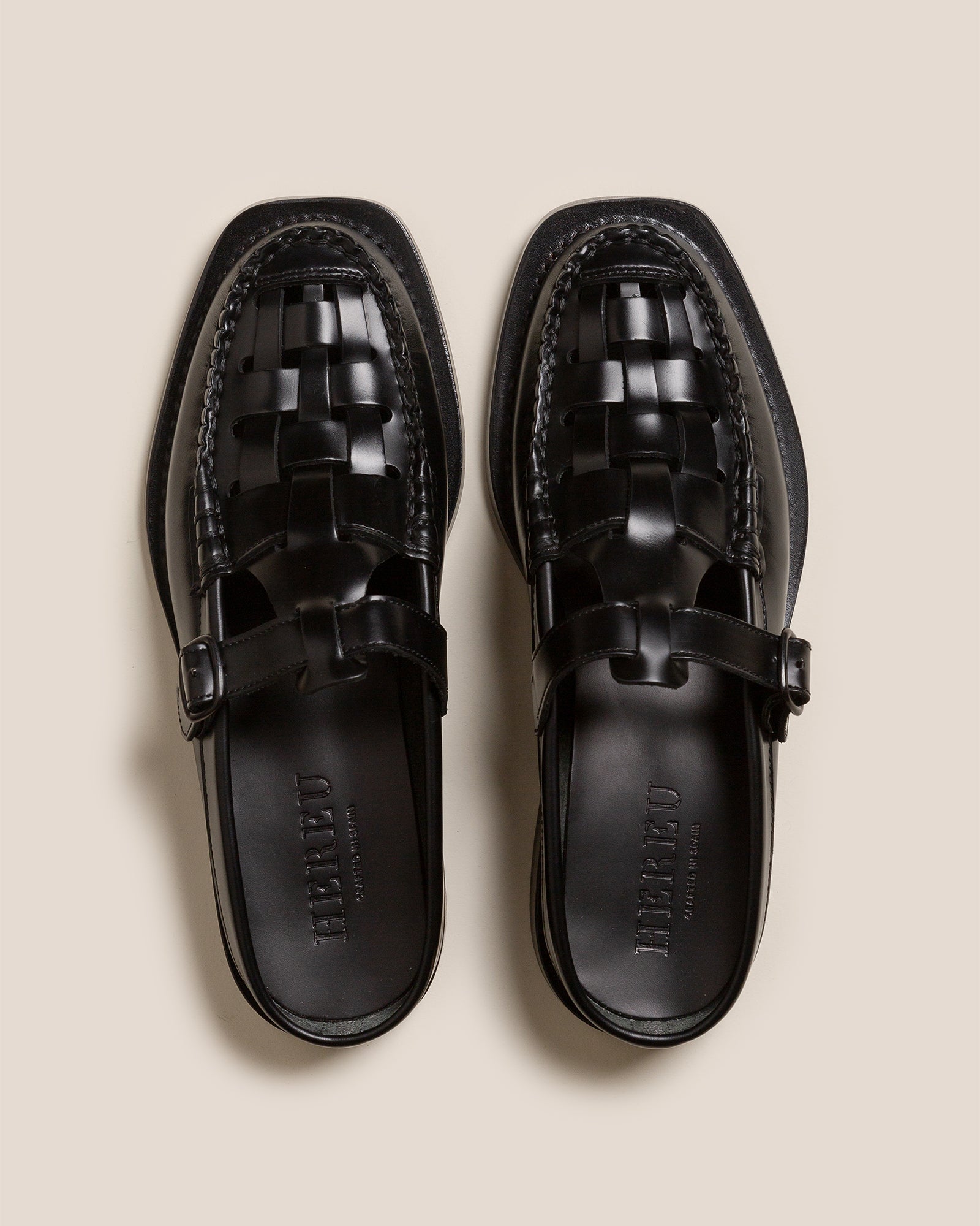 BONELL - Woven T-bar Mule Loafer | Hereu online