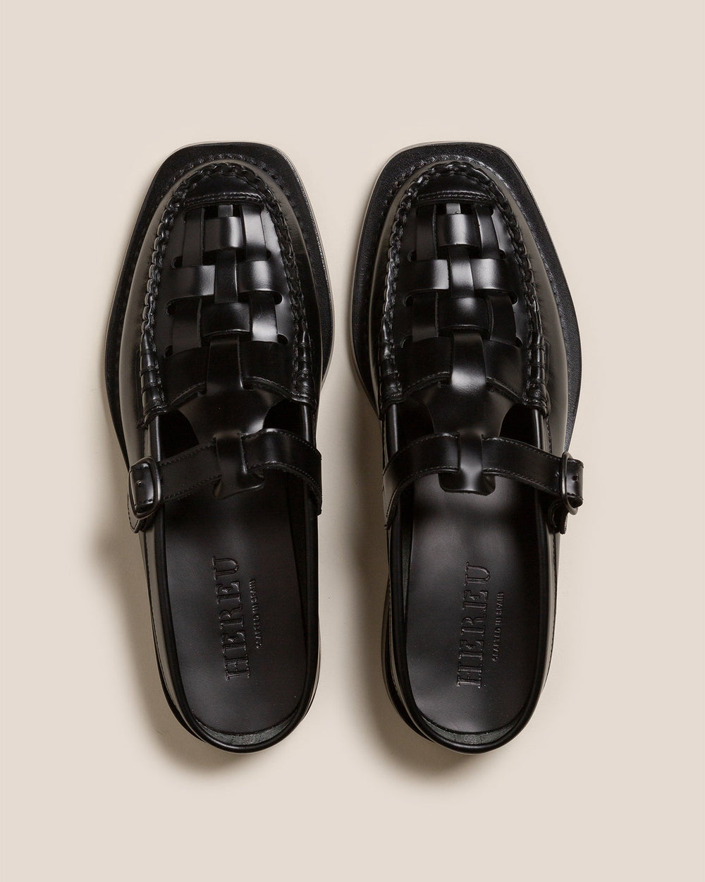 BONELL - Woven T-bar Mule Loafer | Hereu online