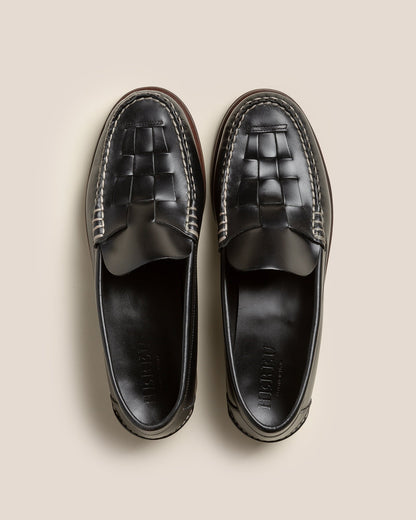 NOMBELA VEG TAN - Interwoven Detail Slip-On Loafer | Hereu US