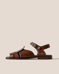 ROCA GRAINY VEG TAN - Square-toe Fisherman Sandal | Hereu outlet