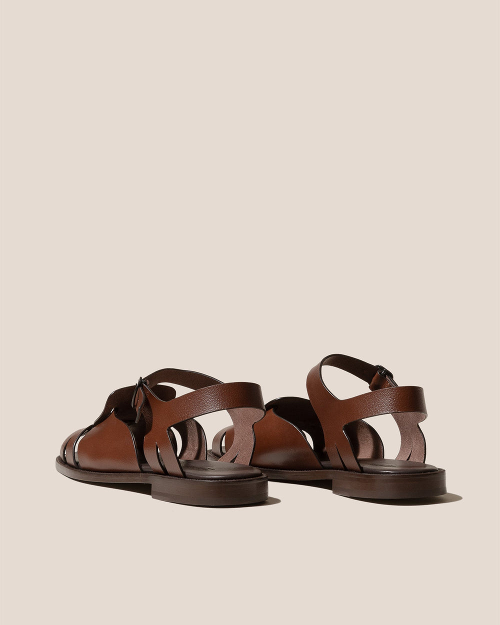 ROCA GRAINY VEG TAN - Square-toe Fisherman Sandal | Hereu outlet