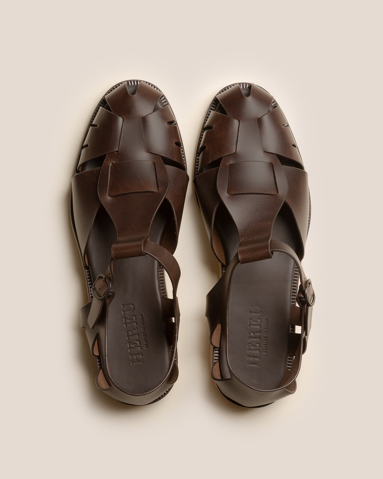 PESCA RUBBER VEG TAN - Fisherman Sandal | Hereu outlet