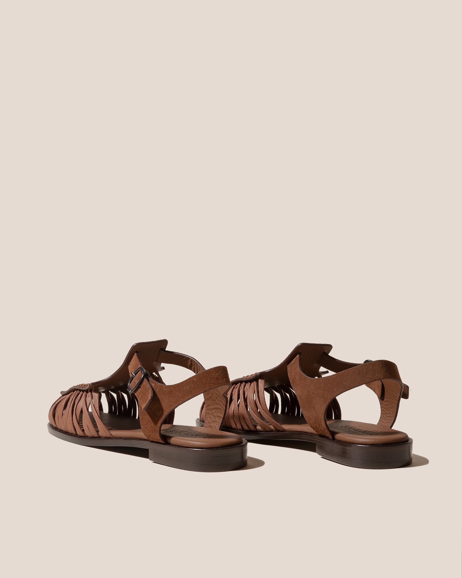 ALARO SUEDE - Square-Toe T-bar Sandal | Hereu on sale