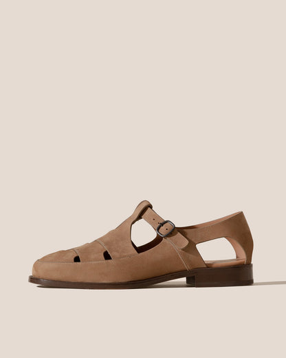 BESSO NUBUCK - Woven T-bar Sandal | Hereu discount