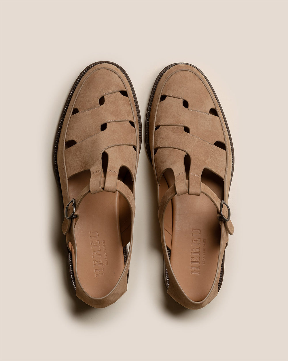 BESSO NUBUCK - Woven T-bar Sandal | Hereu discount