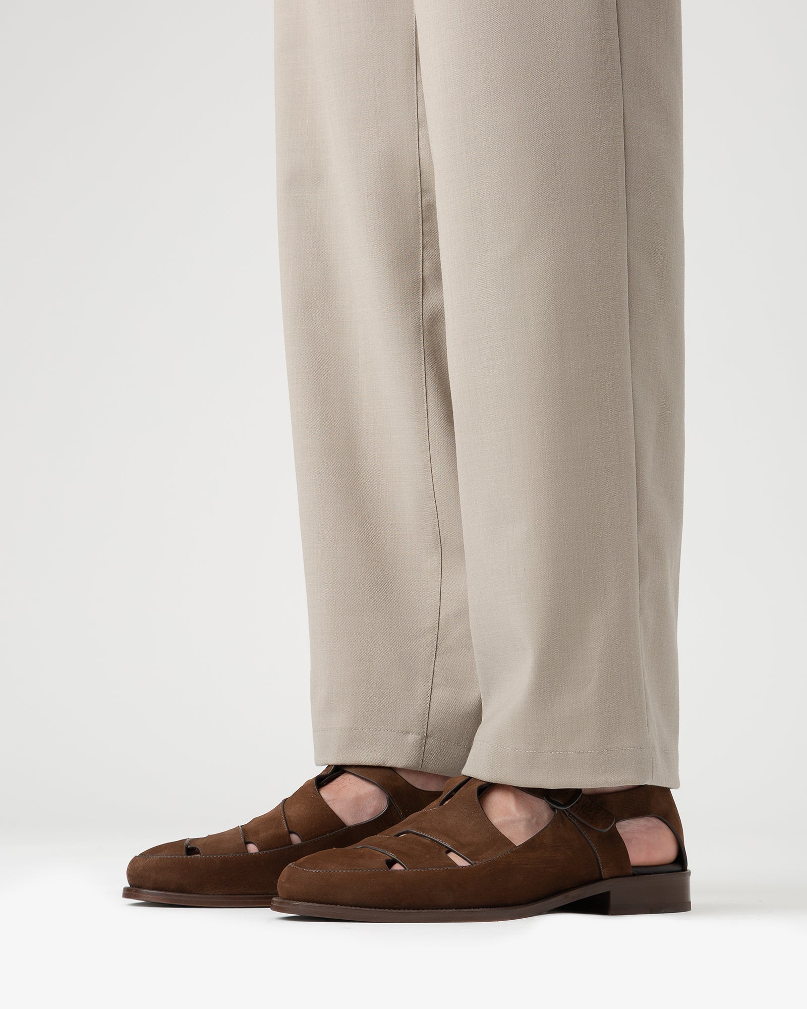 BESSO NUBUCK - Woven T-bar Sandal | Hereu discount