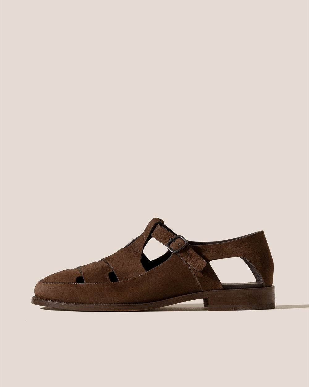 BESSO NUBUCK - Woven T-bar Sandal | Hereu online