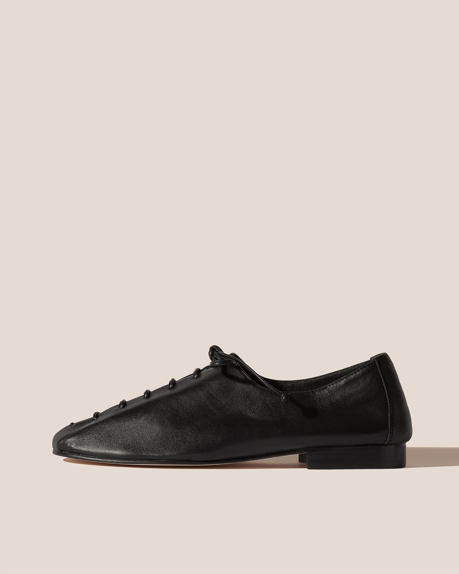 PLEGADA SHINY - Deconstructed Lace-up Shoe | Hereu US