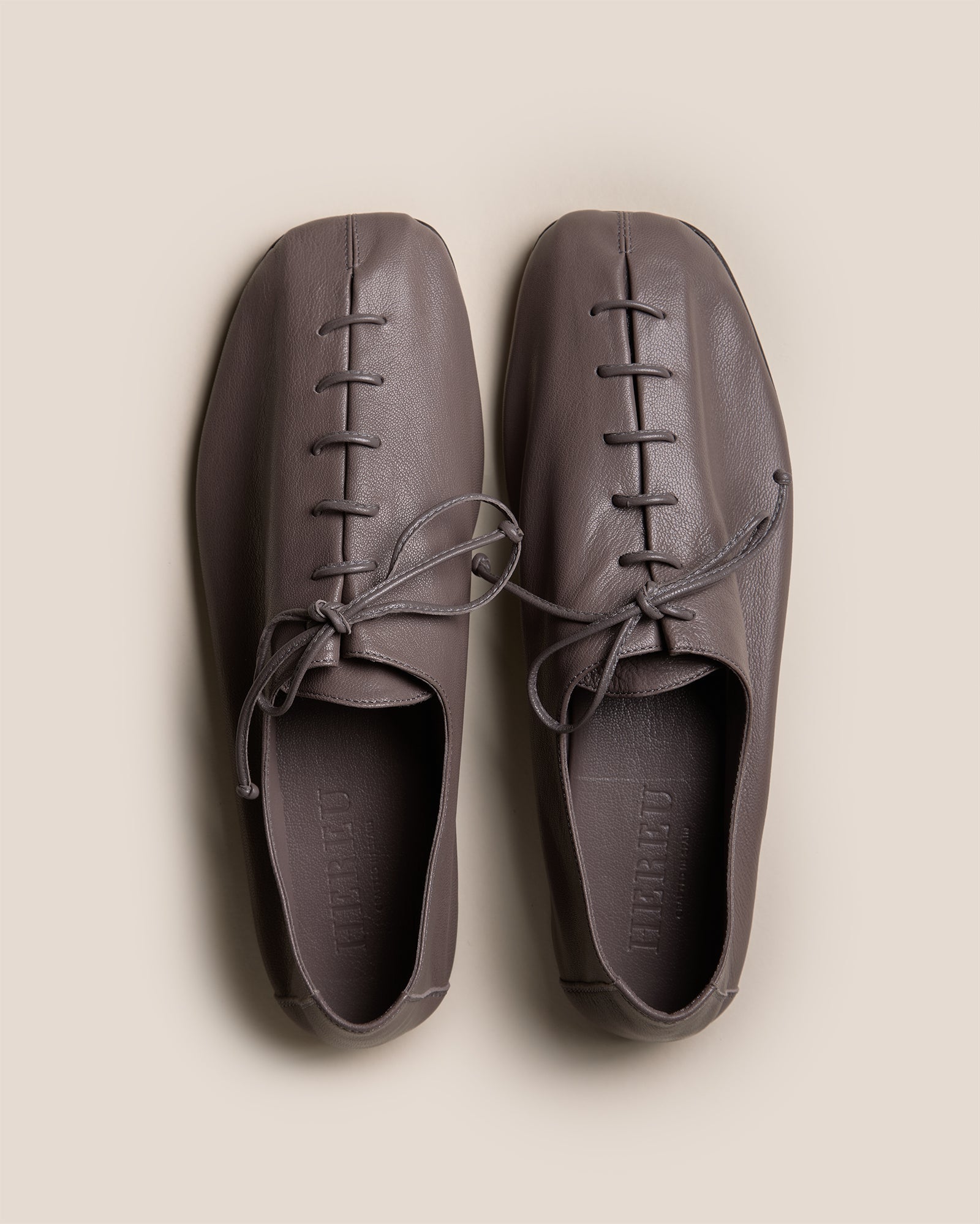 PLEGADA SHINY - Deconstructed Lace-up Shoe | Hereu on sale