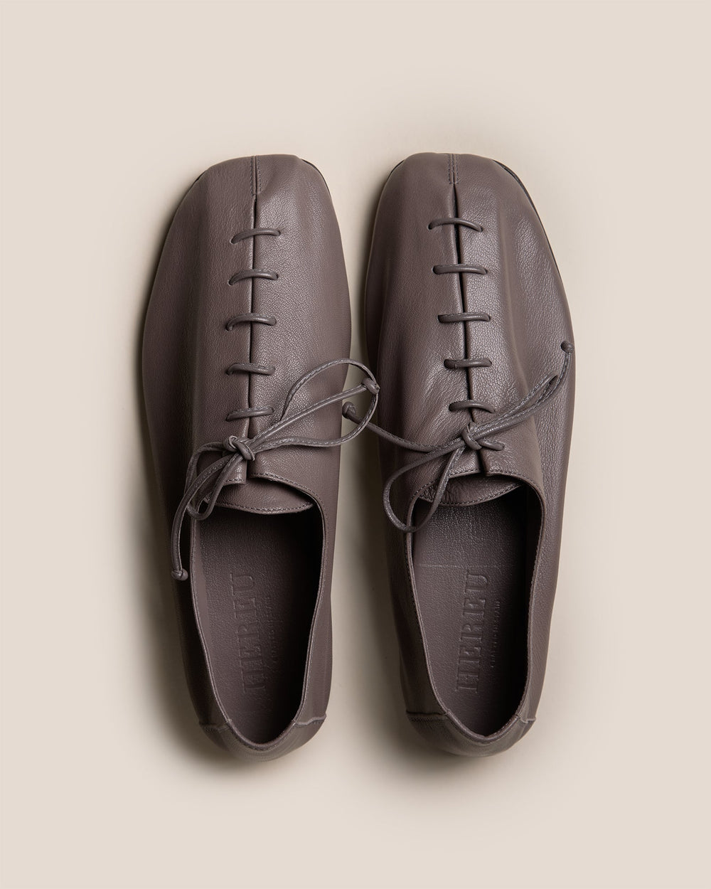 PLEGADA SHINY - Deconstructed Lace-up Shoe | Hereu on sale