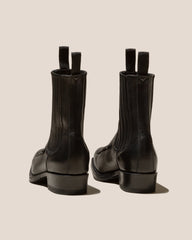 AGULLA - Square-Toe Braided Detail Chelsea Boot | Hereu online