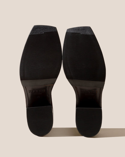 AGULLA - Square-Toe Braided Detail Chelsea Boot | Hereu online