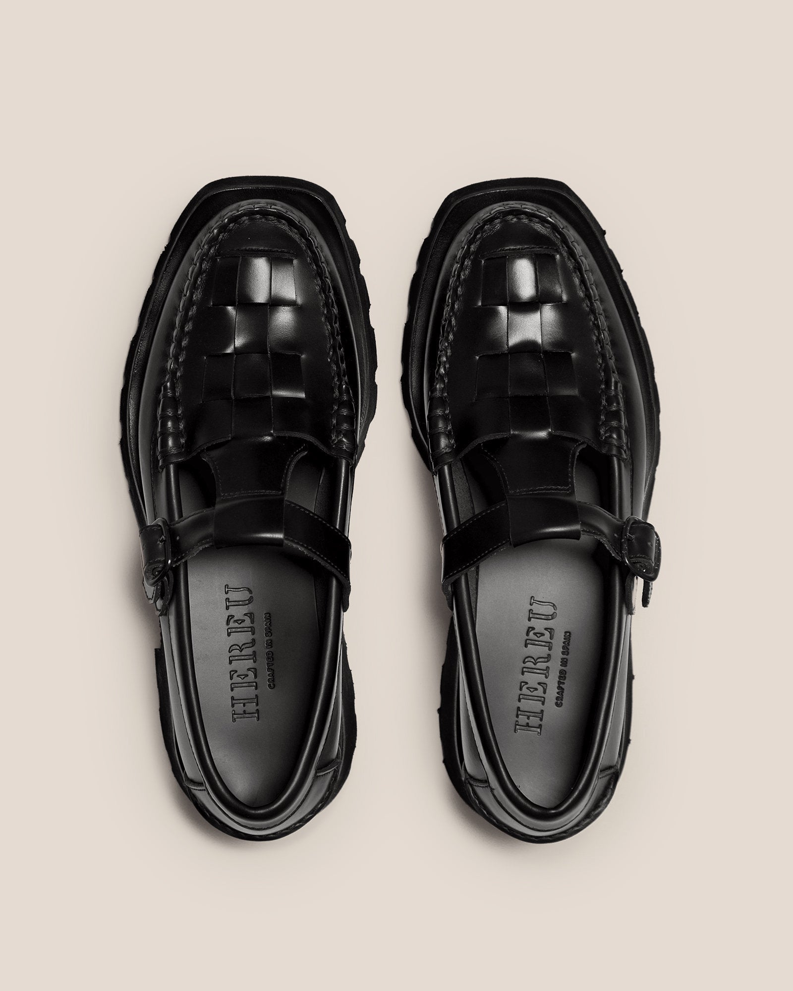 SOLLER SPORT - Tread Sole T-Bar Loafer | Hereu US
