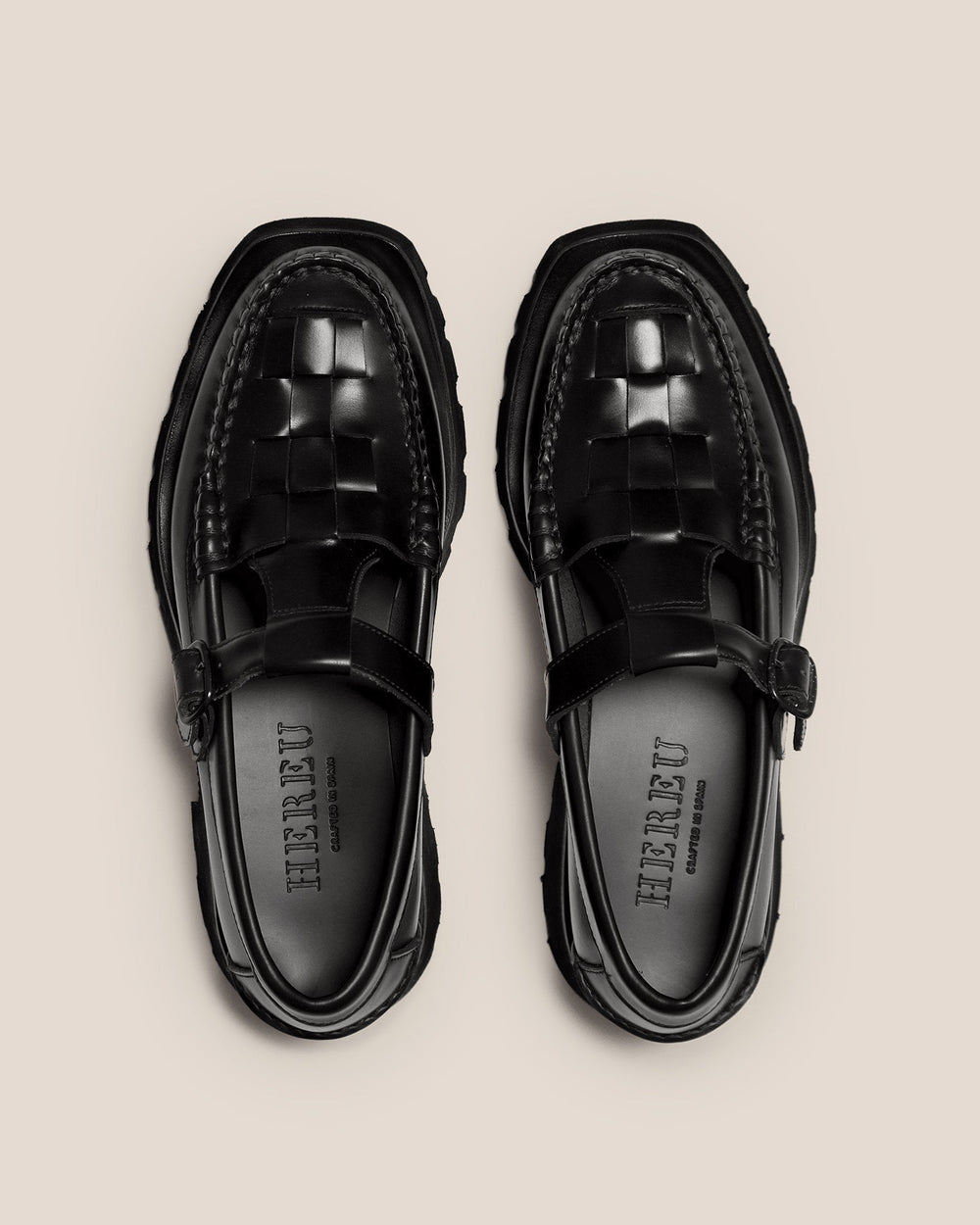 SOLLER SPORT - Tread Sole T-Bar Loafer | Hereu US