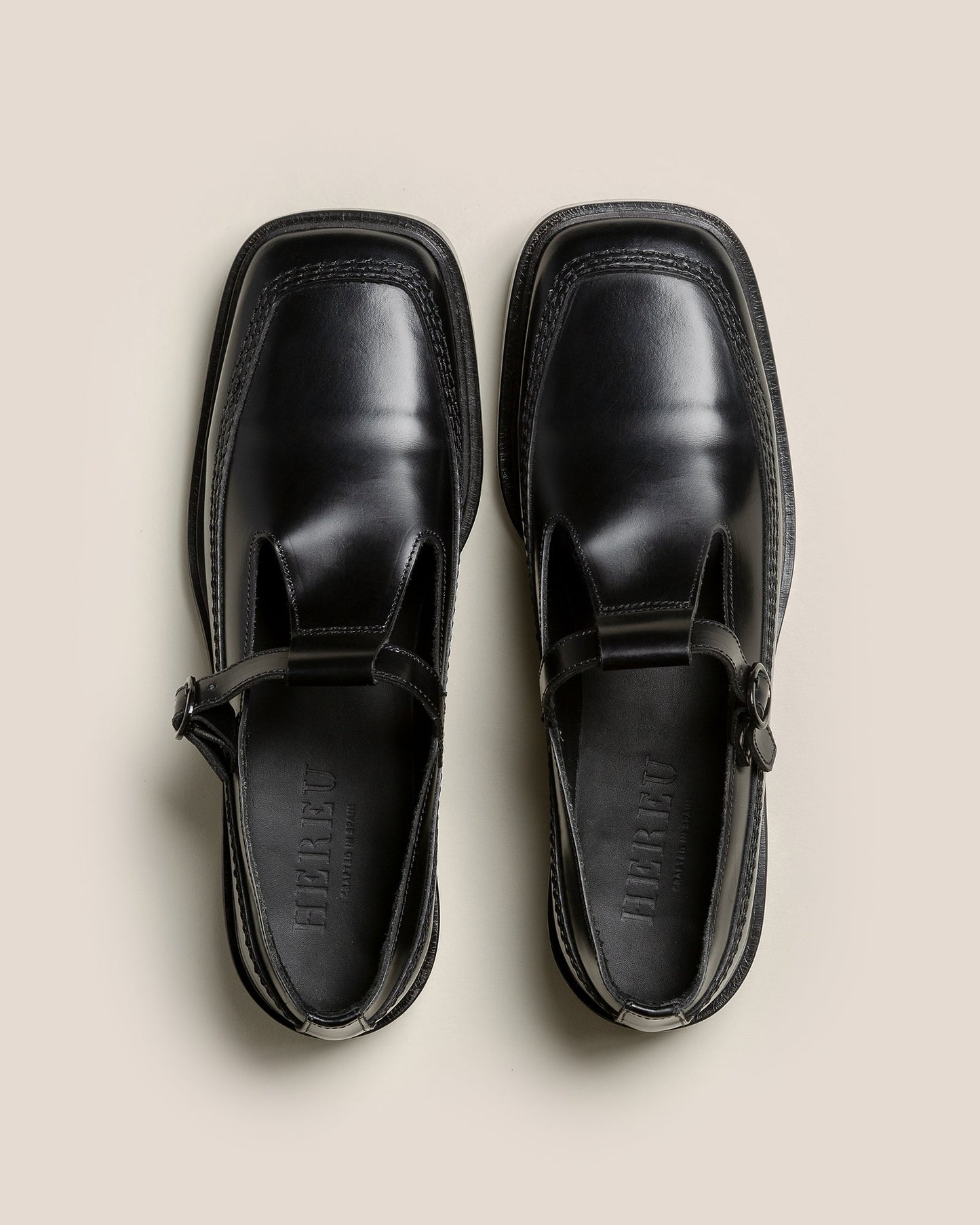 LLUISA POLISHED - T-bar Loafer | Hereu outlet