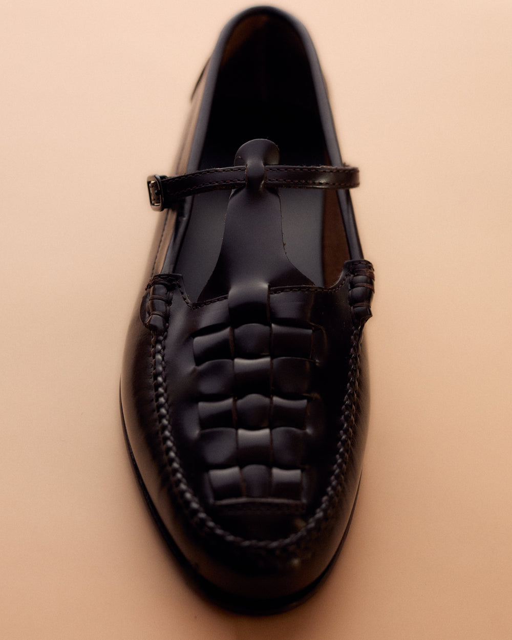 MAQUEDA - Interwoven T-Bar Loafer | Hereu sale