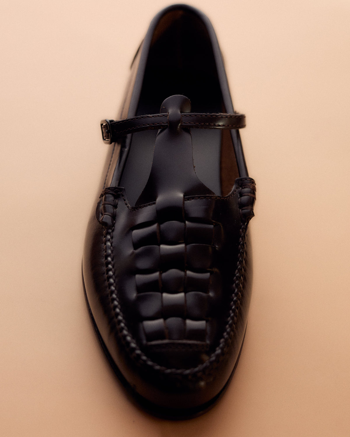 MAQUEDA - Interwoven T-Bar Loafer | Hereu sale
