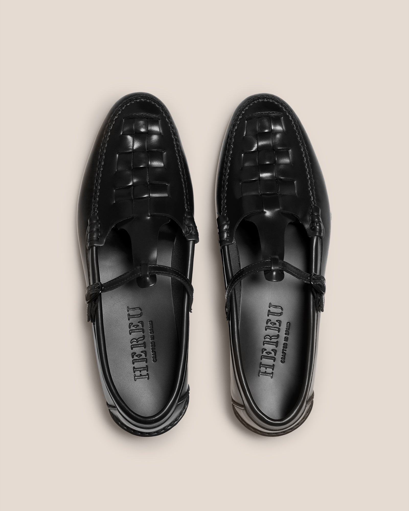 MAQUEDA - Interwoven T-Bar Loafer | Hereu sale