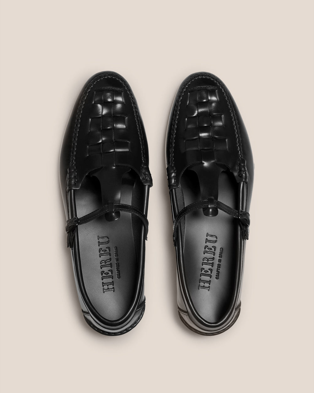 MAQUEDA - Interwoven T-Bar Loafer | Hereu sale