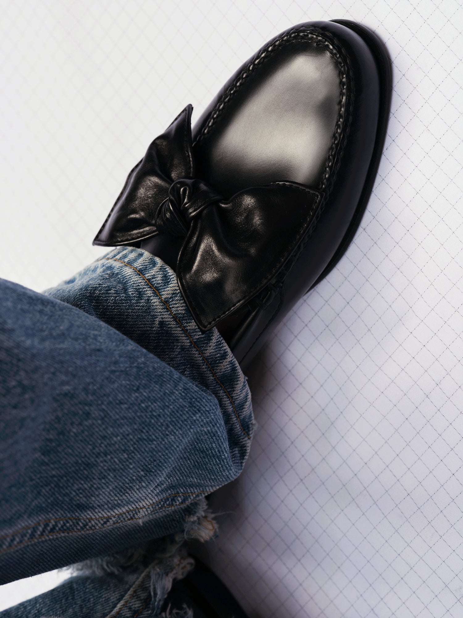 CORBATI - Bow-Detail Slip-On Loafer | Hereu US