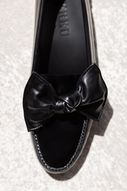 CORBATI - Bow-Detail Slip-On Loafer | Hereu US
