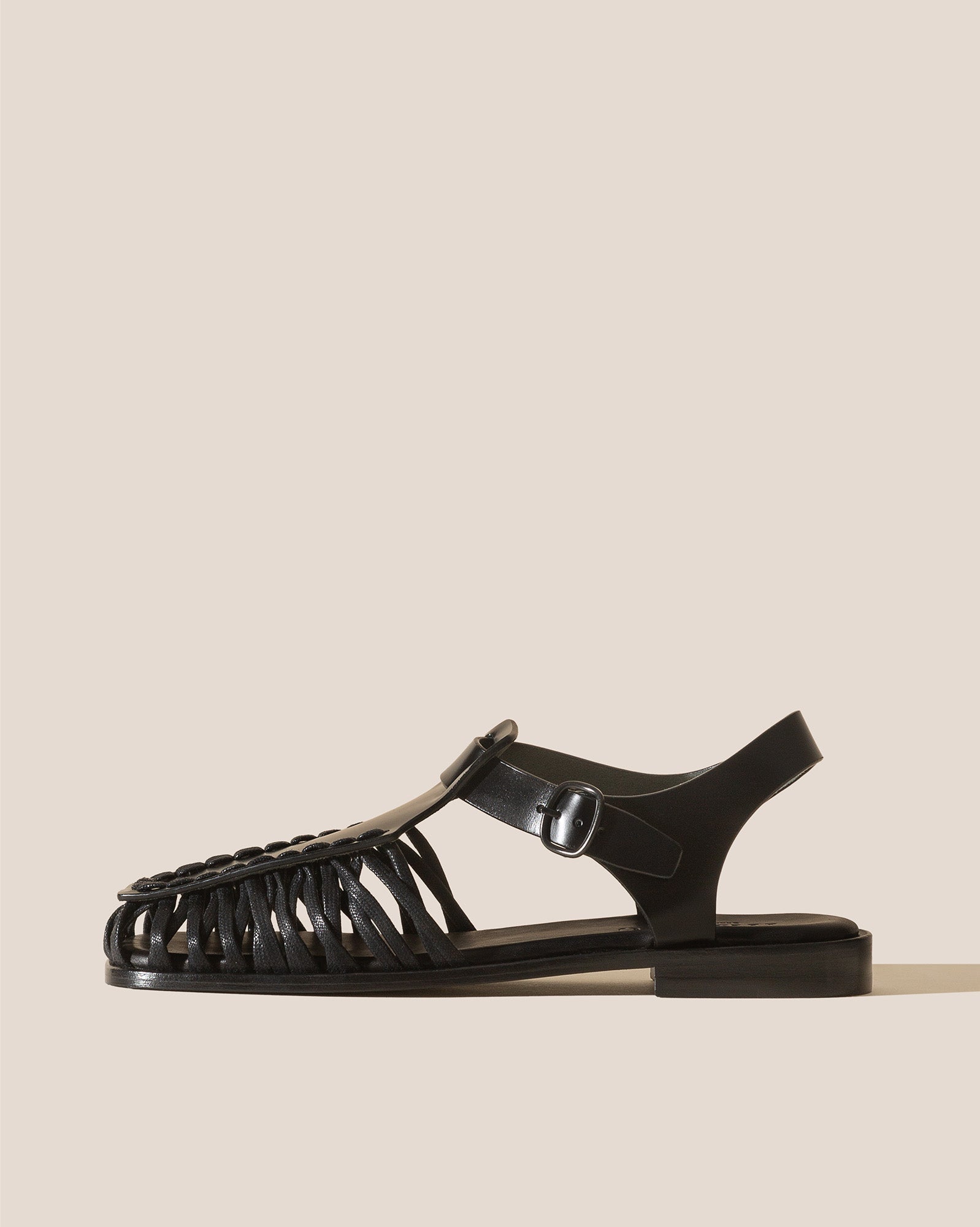 ALARO - Square-Toe T-bar Sandal | Hereu discount