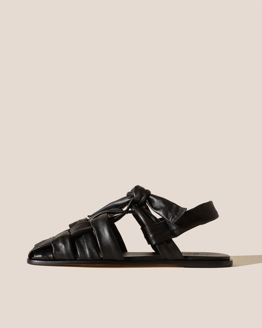 BENA - Interwoven Knotted T-bar Sandal | Hereu online