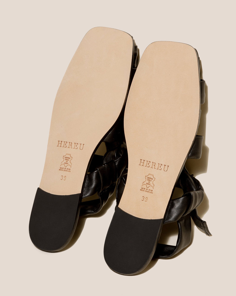 BENA - Interwoven Knotted T-bar Sandal | Hereu online
