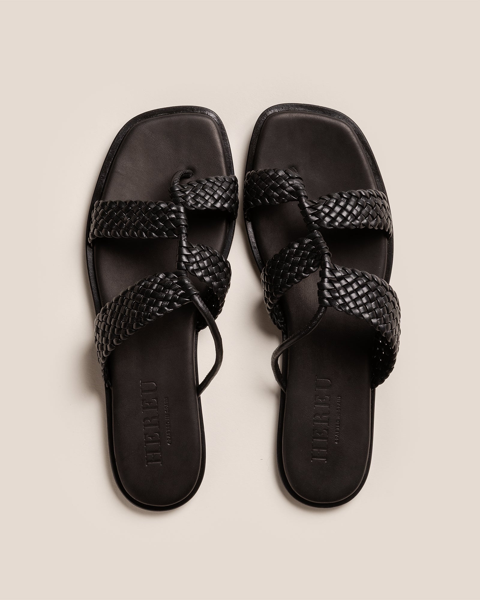 LINA WOVEN - Strappy Toe-Post Sandal | Hereu on sale