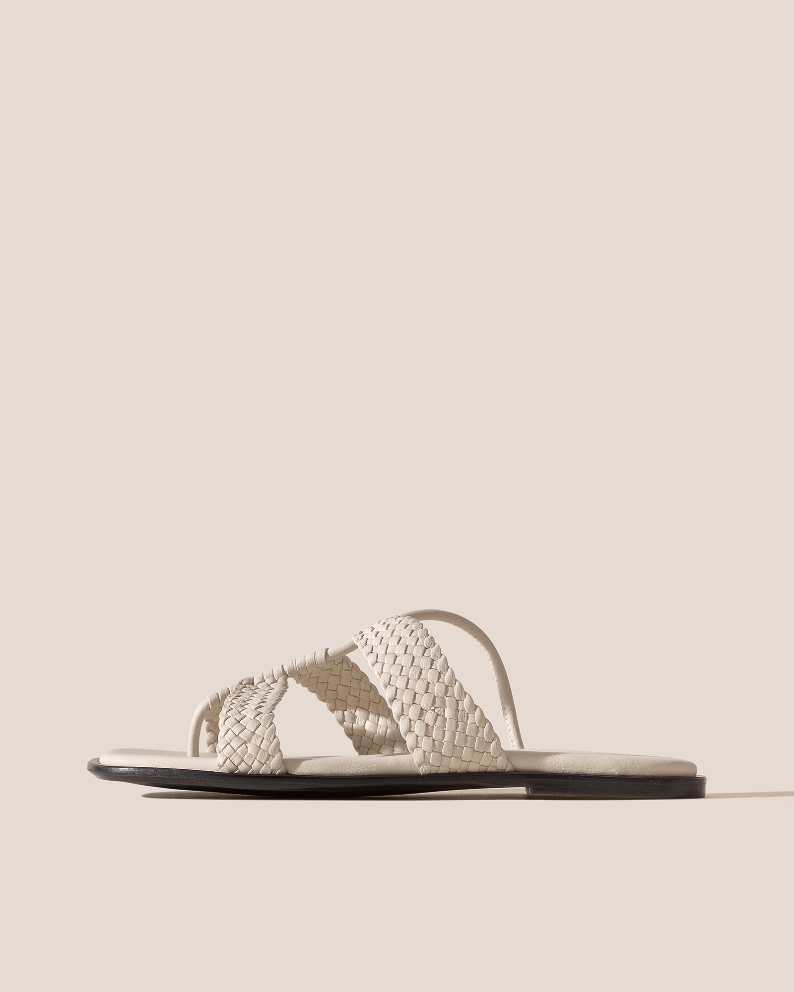 LINA WOVEN - Strappy Toe-Post Sandal | Hereu discount