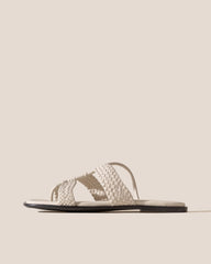 LINA WOVEN - Strappy Toe-Post Sandal | Hereu discount