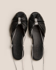 NUAT - Ruched Lace-up Sandal | Hereu online