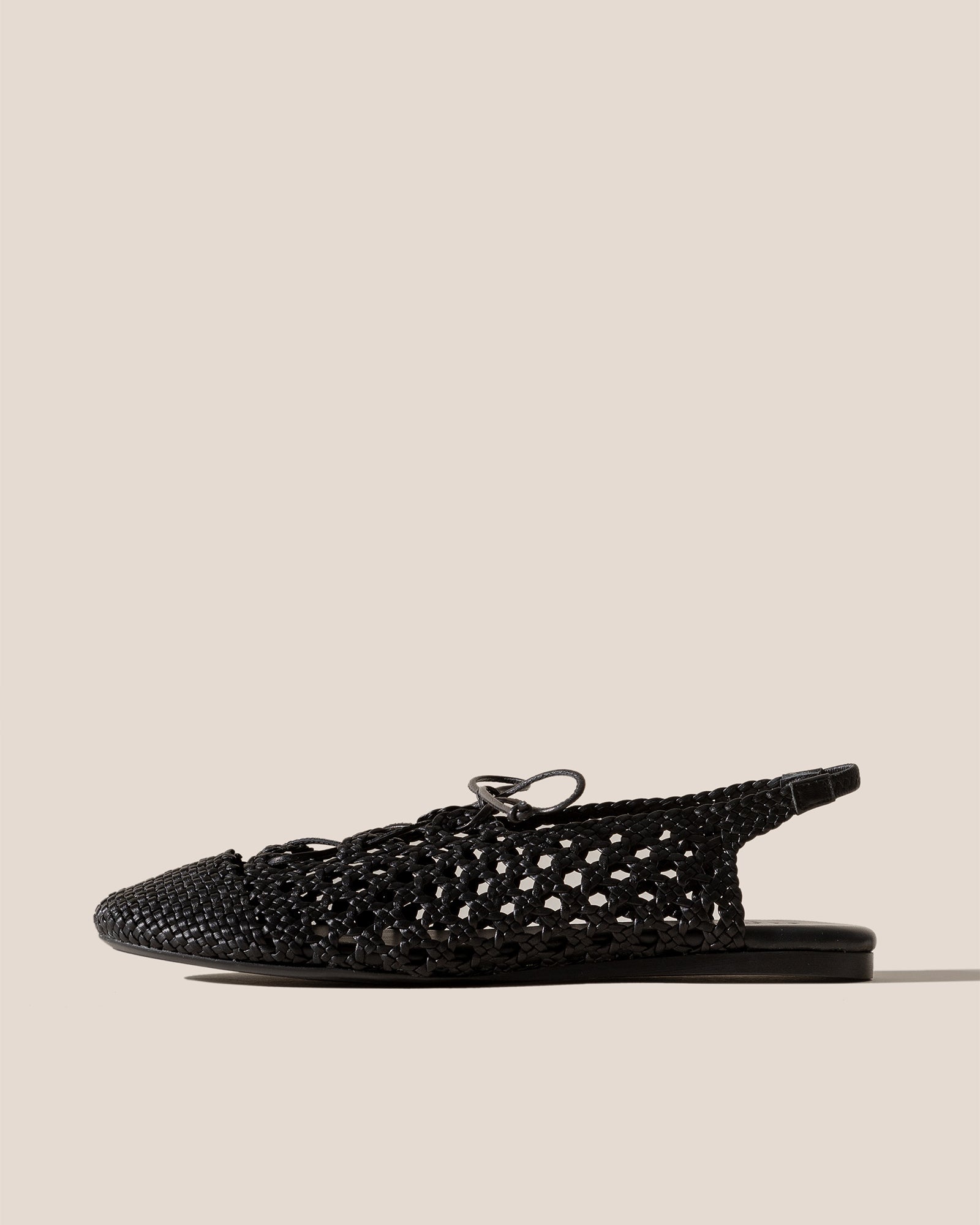 SARDANA - Lace-up Woven Slingback Sandal | Hereu near me