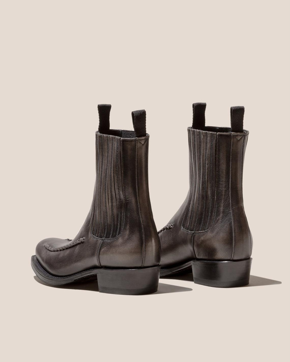 Hereu Boots | AGULLA - Square-Toe Braided Detail Chelsea Boot - Women
