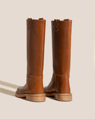 Hereu Boots | ANELLA - Interwoven Detailed Pull-On Boot - Women