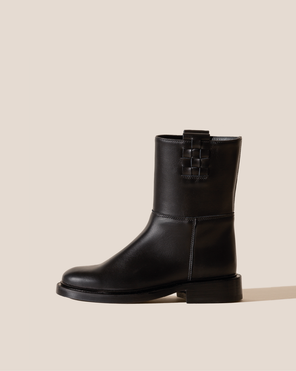 Hereu Boots | ANELLA LOW - Interwoven Detailed Pull-On Boot - Women