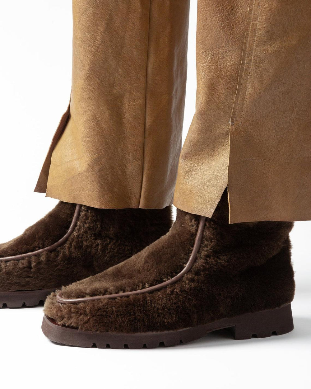 Hereu Boots | ARMENTA LOW ZIPPED - Shearling Ankle Boot Loafer - Men