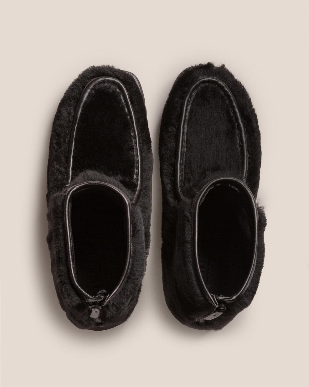 Hereu Boots | ARMENTA LOW ZIPPED - Shearling Ankle Boot Loafer - Women