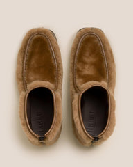 Hereu Boots | ARMENTA LOW ZIPPED - Shearling Ankle Boot Loafer - Women