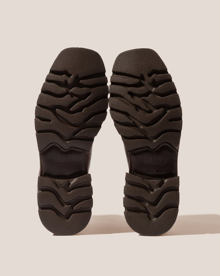 Hereu Boots | ARMENTA LOW ZIPPED - Shearling Ankle Boot Loafer - Women