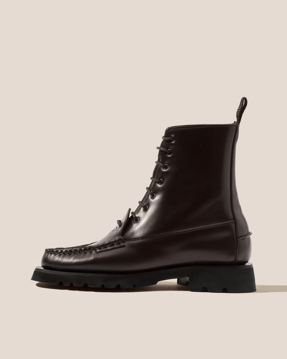 Hereu Boots | CORDO - Tread Sole Lace-Up Loafer Boot - Men