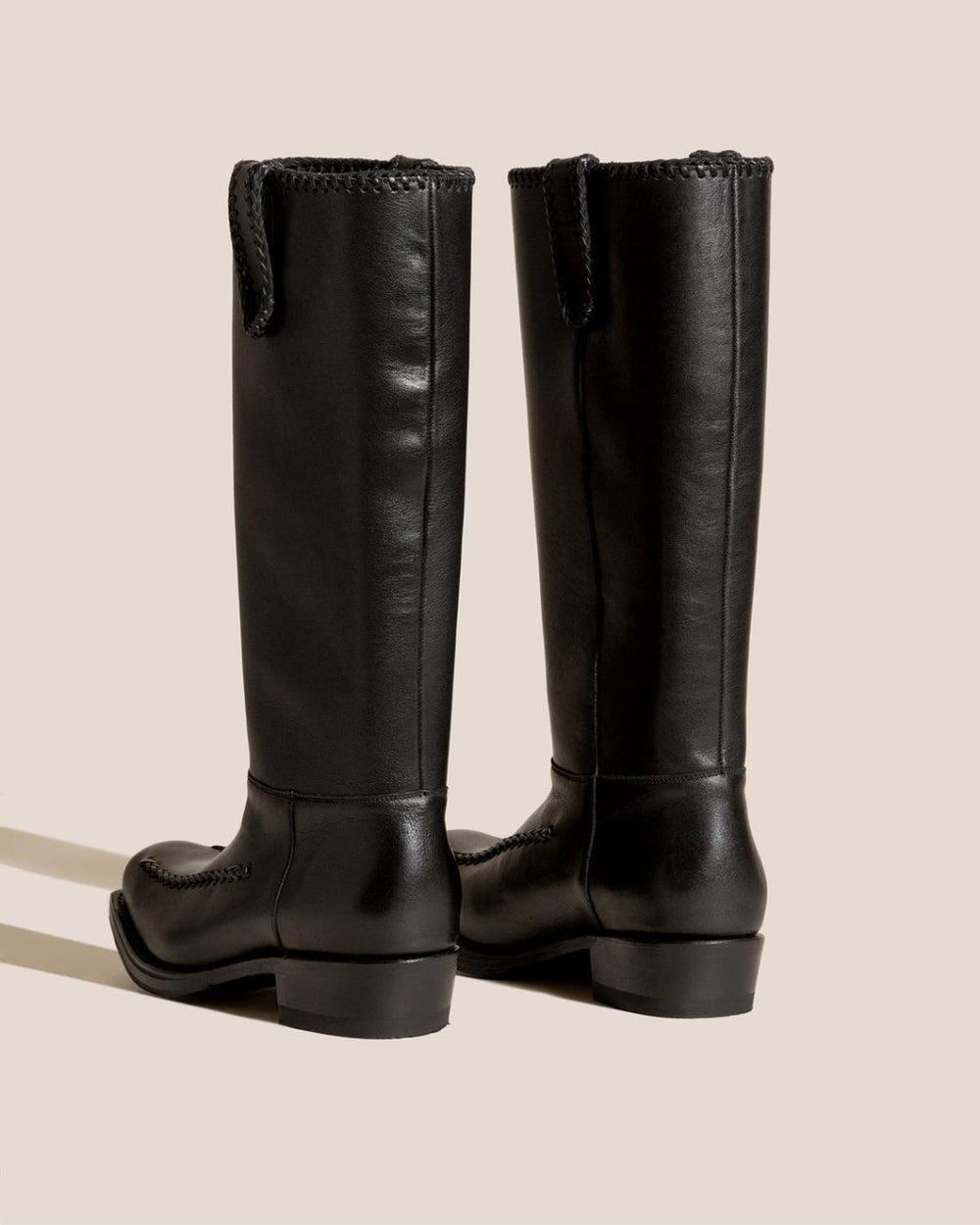 Hereu Boots | GALILEA - Square-Toe Braided Detail Boot - Women