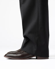 Hereu Boots | METLA POLISHED - Almond Toe Mid Calf Boot - Women