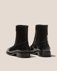 Hereu Boots | QUADRA - Square-Toe Back Zip Boot - Women