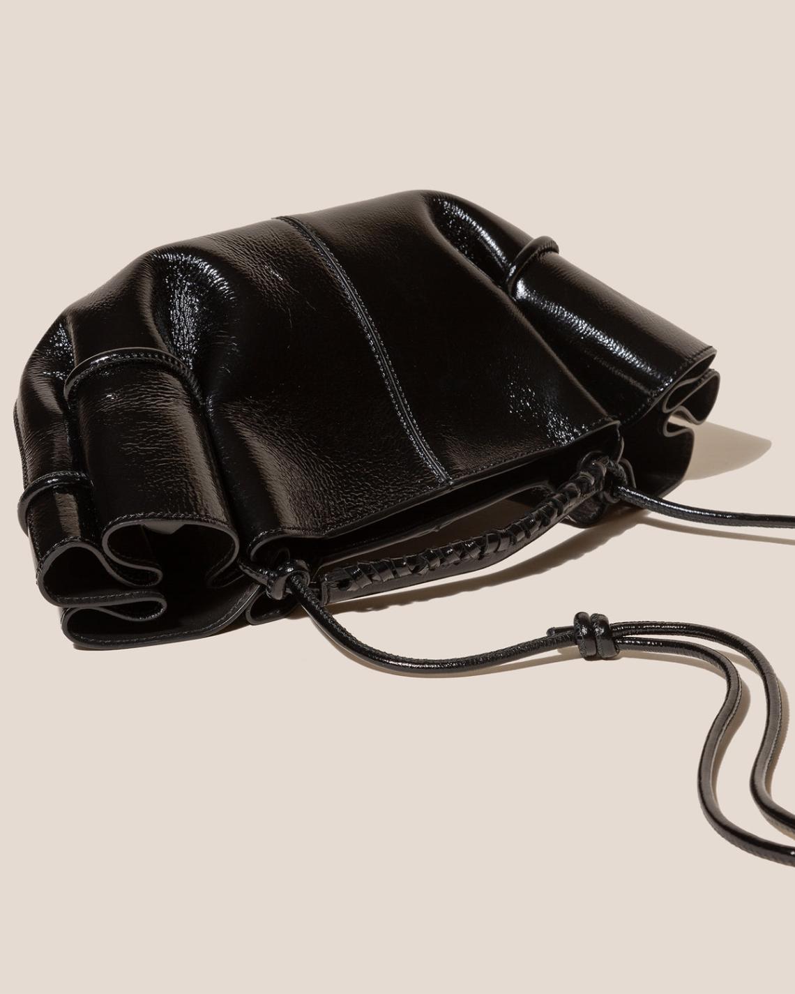 Hereu Crossbody Bags | ARTA MINI CRINKLED GLOSSY - Pleated Crossbody Bag - Women